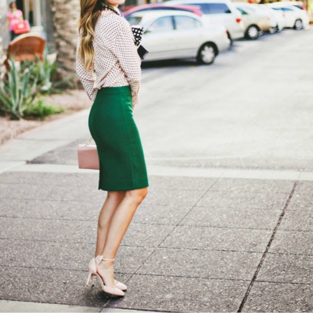 J Crew Wool Pencil Skirt